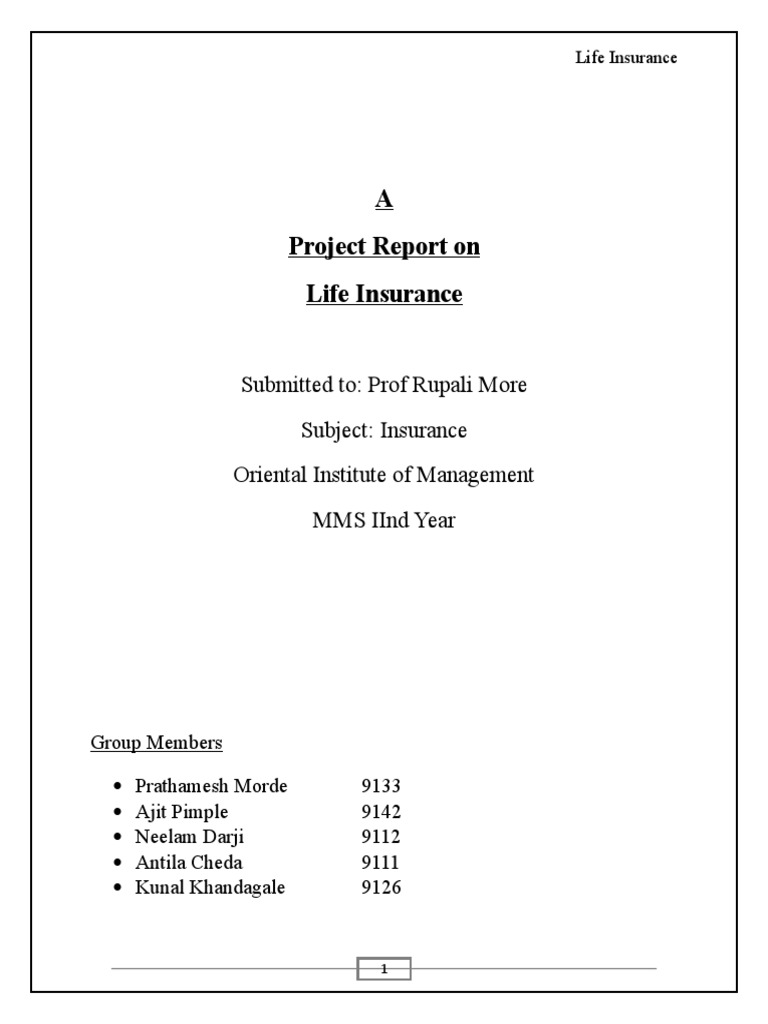 Life Insurance: Overview and Analysis | PDF | Insurance | Life Insurance