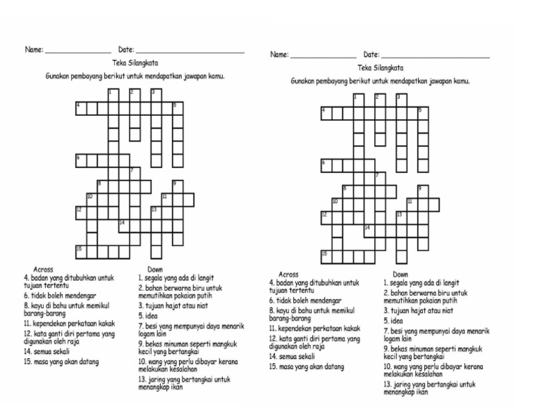 Teka Silang Kata Pdf