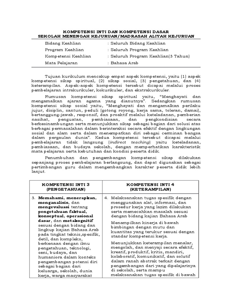 06ba B Arab Smk 3 Tahun Pdf