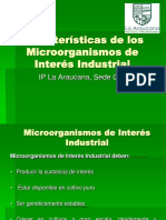 Microorganismos de Interés Industrial