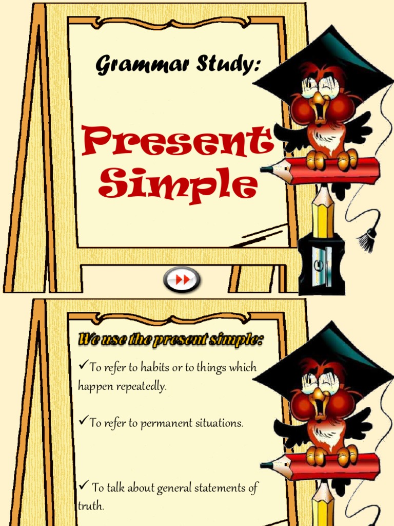 Present Simple Grammar Guide | PDF