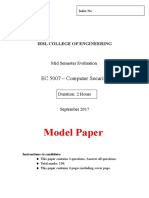 CS Mid Model Paper 2017