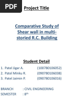 Comparitive Study of Shear Wall