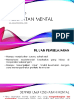 Konsep Kesehatan Mental