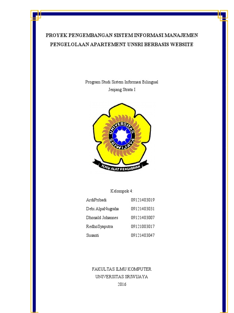 Contoh Wbs Proyek Sistem Informasi PDF