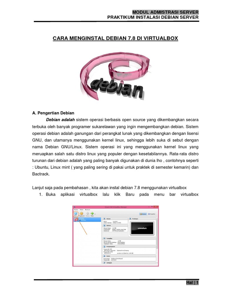 Cara Menginstal Debian 7 | PDF