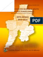 PDRB Bekasi 2010-2016