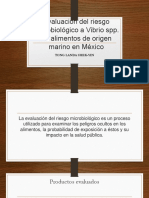 Evaluación Del Riesgo Microbiológico A Vibrio SPP