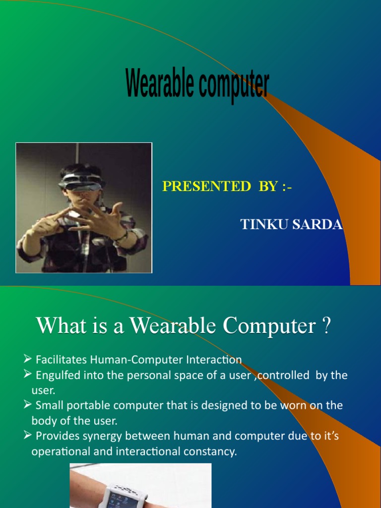 Understanding Wearable Computers | PDF | Smartwatch | Computer Science