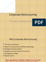 I. Corporate Restructuring
