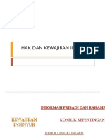 Hak Dan Kewajiban Insinyur