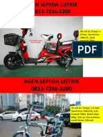 Sepeda Listrik Canggih, 0813-7286-3200 (Telkomsel)