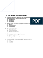Paket 1 - Soal Latihan UTS Genap PKN Kelas 3