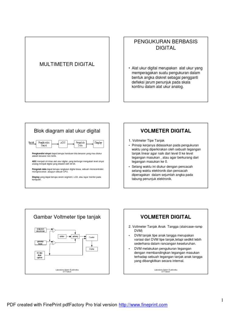 Pertemuan 2 Multimeter Digital PDF