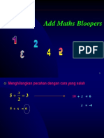 Add Maths Bloopers Presentation