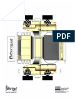1981 Toyota Hilux Papercraft