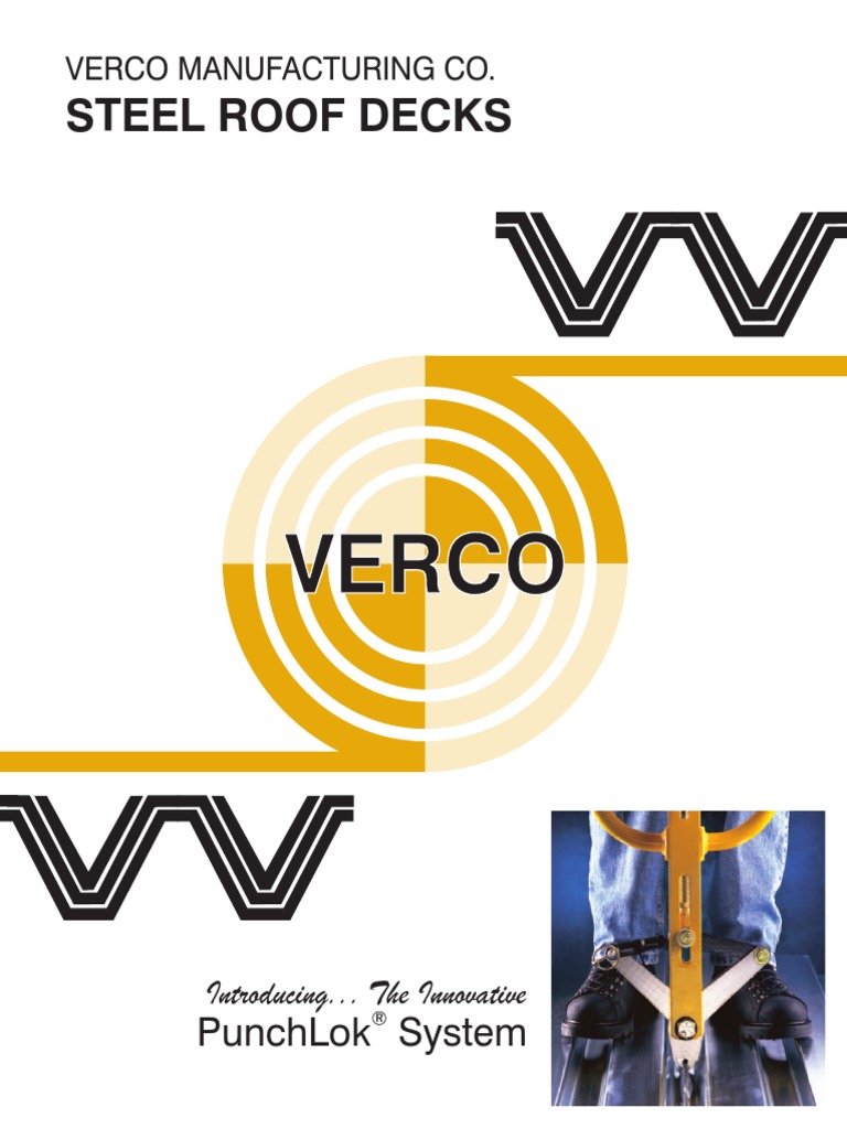 Metal Roof Deck - Verco | PDF | Strength Of Materials