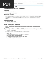 Praktikum Modul 7 IPv4 Dan IPv6