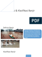 Definisi & Klasifikasi Banjir