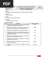 SOP Pengajuan Biaya Training Karyawan