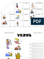 Connect the dots and write verbs