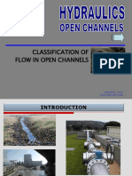 Classification of Flow in Open Channels: Prepared By: Suripin Jurusan Teknik Sipil FT Undip