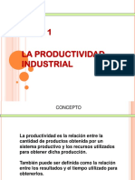 Tema 1 Productividad Industrial