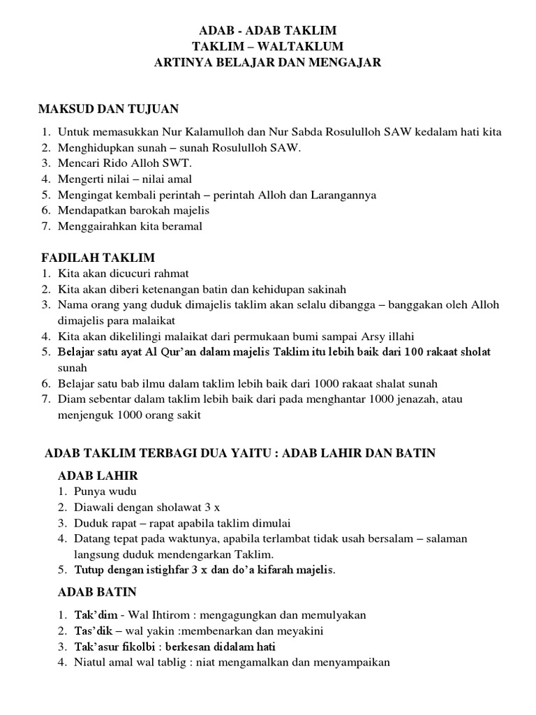 Adab Pdf