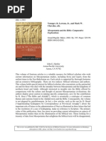 Mesopotamia and The Bible: Comparative Explorations - Mark W. Chavalas, K. Lawson Younger, JR (Edtrs.)