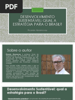 Desenvolvimento Sustentável - Ricardo Abramovay