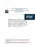 Responsabilidad Civil por Productos Defectuosos: La Información que Debemos Conocer