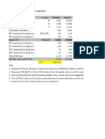 Salary Structure Calculator