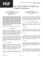 Download The Comparative Study of Role of Compilers in Computer Architecture  by International Journal of Innovative Science and Research Technology  SN362471366 doc pdf