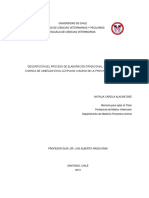 Descripcion Del Proceso de Elaboracion Tradicional Uso y Consumo de Charqui de Camelido en El Altiplano Chileno de La Provincia de Parinacota