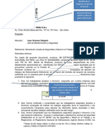 Declaración jurada SST contrato