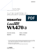 Shop Manual WA470-3 - Sn50001and-Up