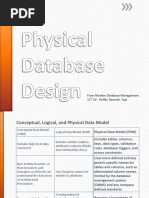 2 - Physical DB Design