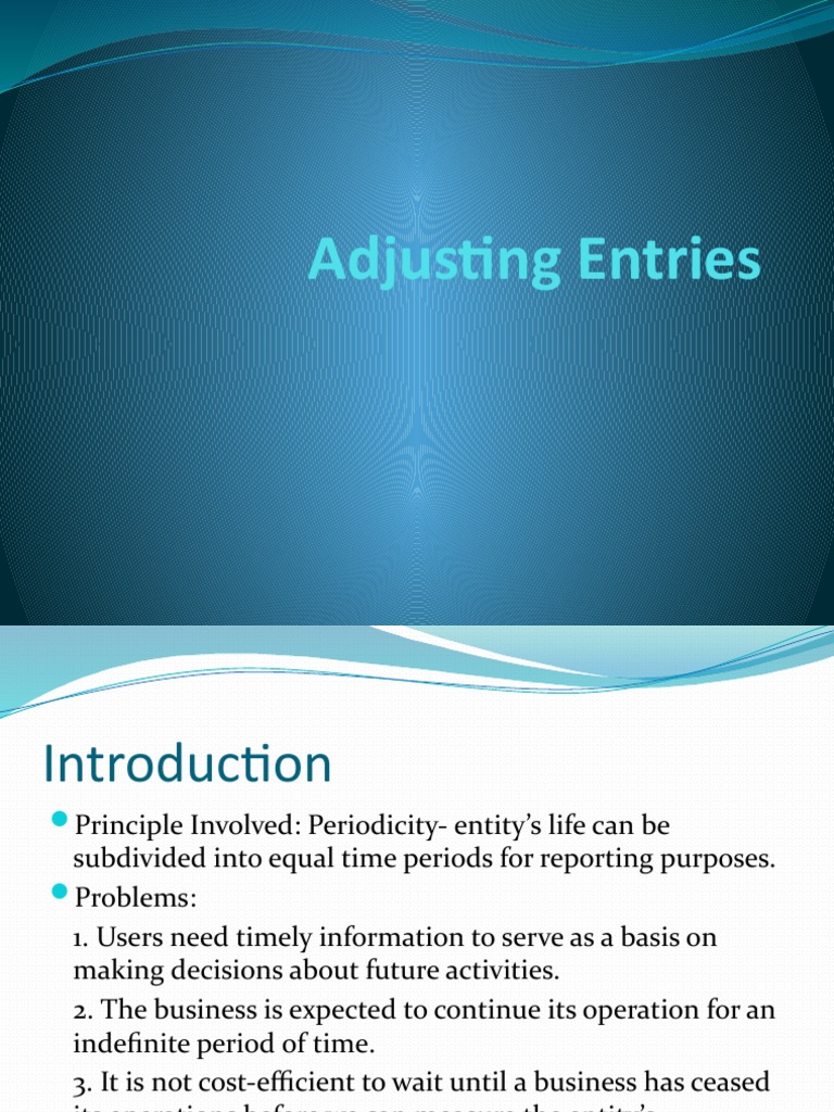 Adjusting Entries | PDF | Depreciation | Accrual