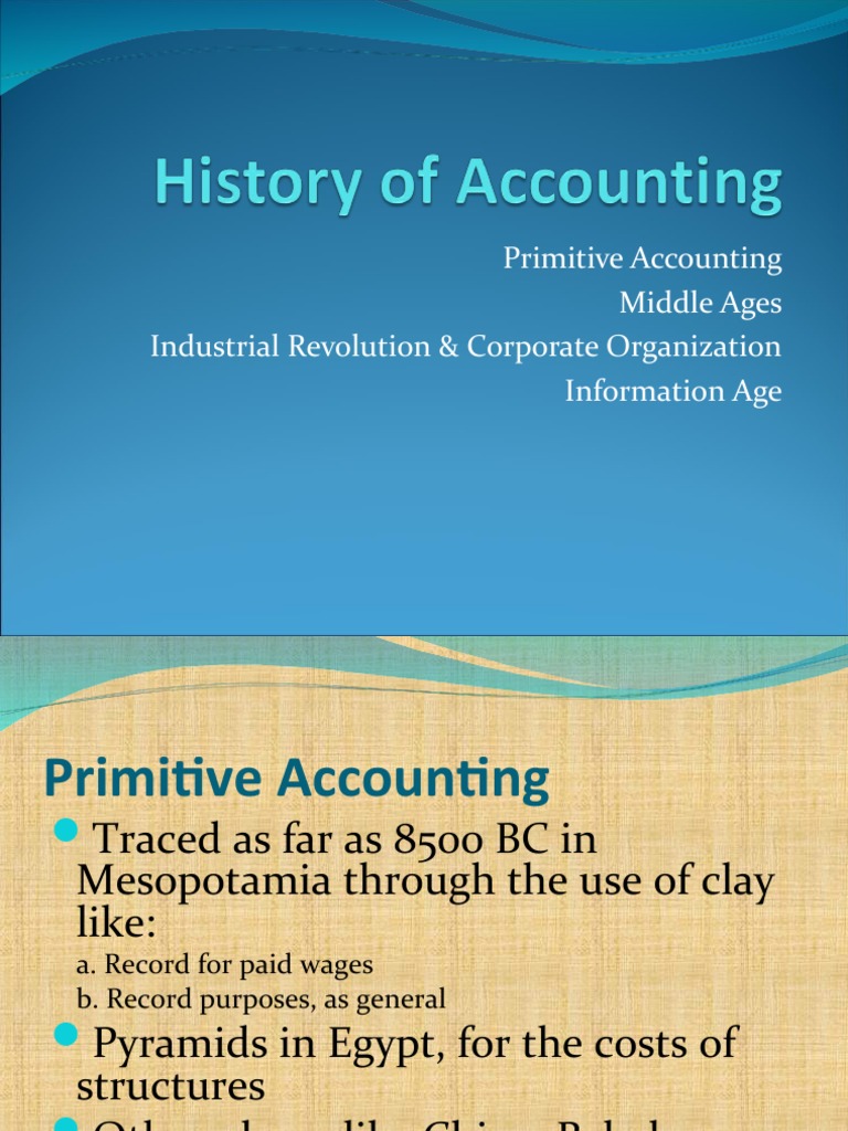 Evolution of Accounting Practices | PDF | Business | Accounting