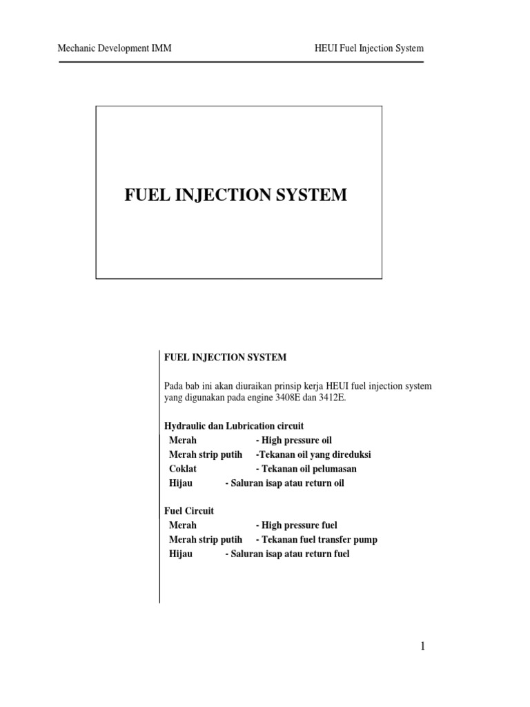 2 Fuel Injection System | PDF
