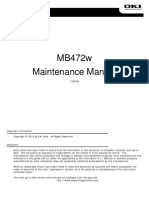 Oki MB472w Maintenance Manual