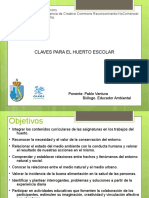 Claves para El Huerto Escolar Difundir