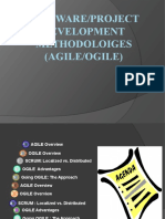 Software/Project Development Methodoloiges (Agile/Ogile)
