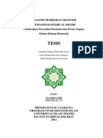 Analisis Pemikiran Ekonomi PDF