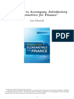 Stata Guide To Accompany Introductory Econometrics For Finance PDF