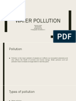 Water Pollution: Nouran Ismail 900160563 Assignment #3 Photography Foundations 1