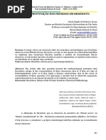 A RECONSTITUIÇÃO DOS DISURSOS EM HERÓDOTO