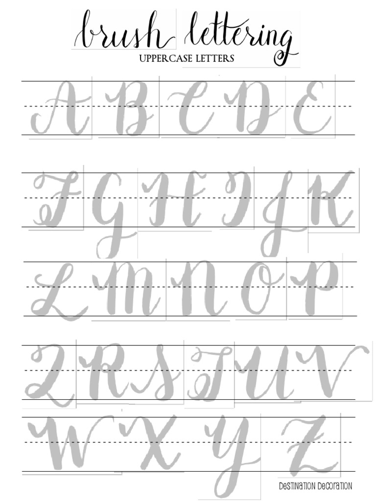 Uppercase Letters Worksheet-Format 2 PDF | PDF