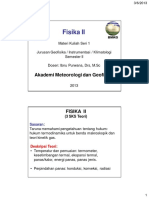 Fisika II Materi Kuliah Seri 1