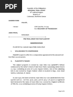 Civil Complaint Sample... | PDF | Plaintiff | Complaint